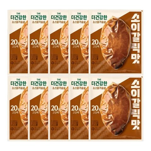 (온라인) [CJ]더건강한 닭가슴살 소이갈릭 100g x10개