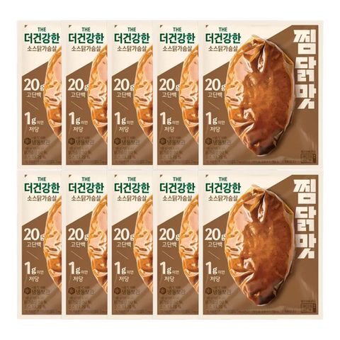 (온라인) [CJ]더건강한 닭가슴살 찜닭 100g x10개
