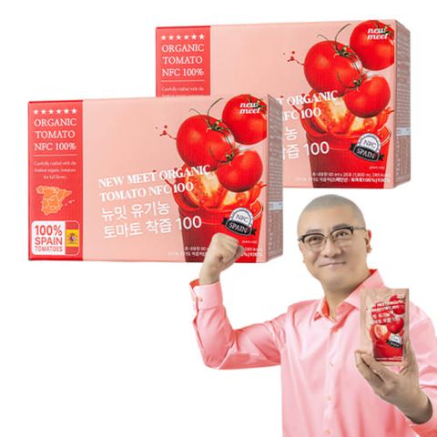 뉴밋 유기농 토마토 착즙 100 2박스