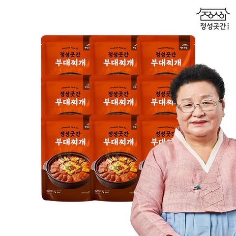 정성곳간 부대찌개 400g x 9팩