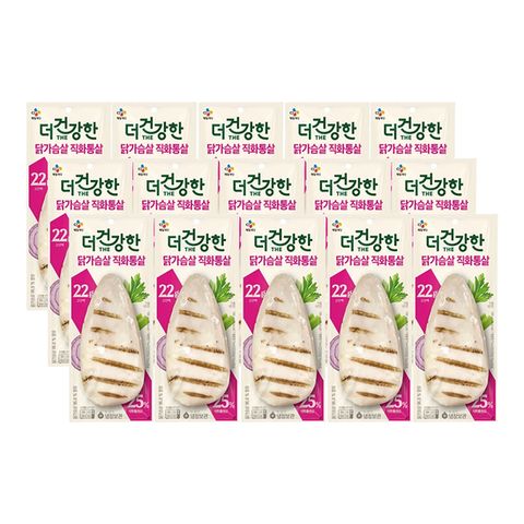 (온라인) [CJ]더건강한 닭가슴살 직화 통살구이 100g x15개