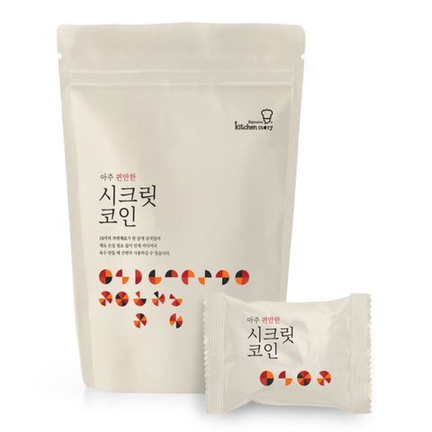 빅마마 이혜정의 시크릿코인 100알(편안한맛 5팩, 팩 당 20알)