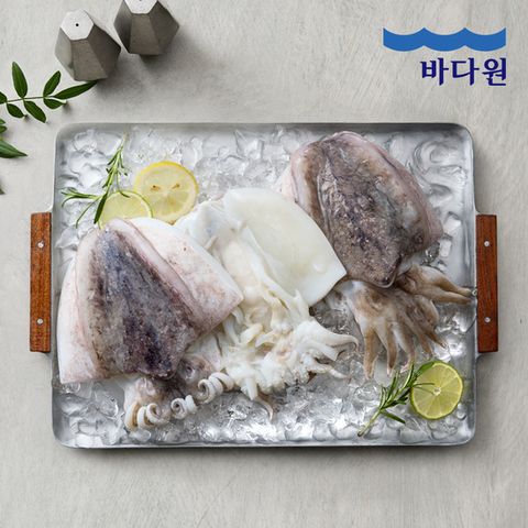 [바다원]국내산 손질 갑오징어 150g x 6팩(갑 제거 전체 손질)