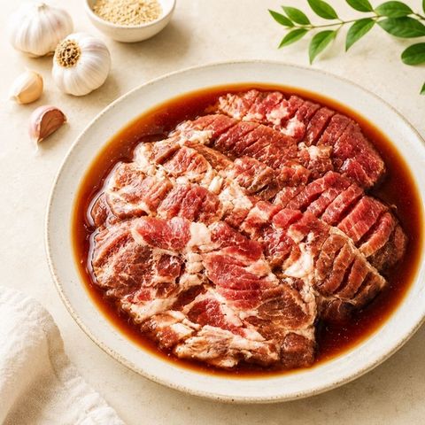 무궁화 간편 칼집 양념 돼지 왕구이 1kg