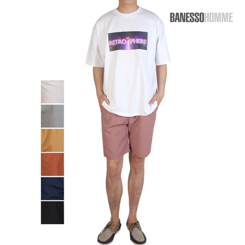 [BANESSOHomme] 프리미엄 로얄린넨 반바지 SLPT514