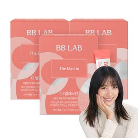 비비랩 더 엘라스틴 히알루론산 40p, 3개, 80g
