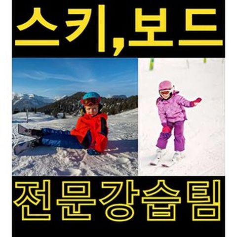 [무주] (당일 할인가능) 무주스키장스키강습 (무주스키강습)  (무주보드강습) 1:1~1:5 까지