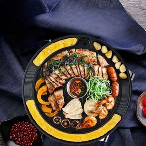 삼겹살냄비 삼겹살 자동회전냄비 삼겹살구이 자동, 상세 페이지 참고, 다기능 구이판+사은품