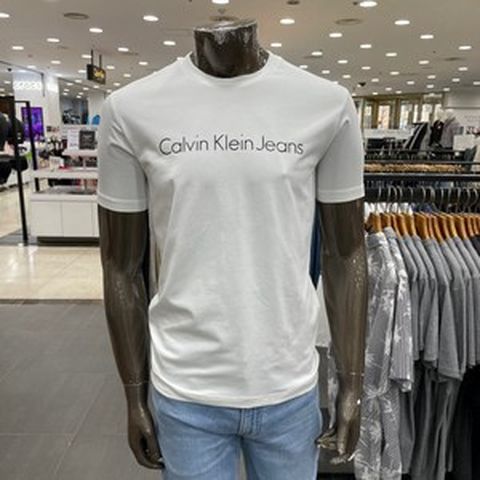 [정품매장] 캘빈클라인 남성 캐쥬얼 데일리 반팔티 기본로고 슬림핏 반팔 티셔츠 J320931-YAF