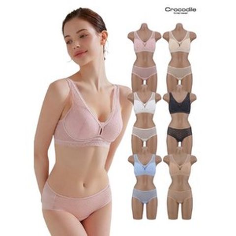 크로커다일 이너웨어 올어버 에어리핏 초경량 감탄브라 12종세트