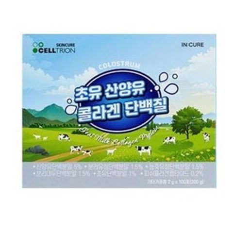 [알림받기 전용상품] 셀트리온 초유산양유 콜라겐 단백질 2g x 100포, 1개, 200g