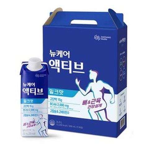 현대 대상웰라이프 뉴케어 액티브 밀크맛 16입SET 1개