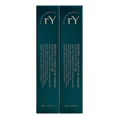 cure(root) 리톨로지 리피나 12 줄기세포 두피 탈모 앰플 18ml, 2개