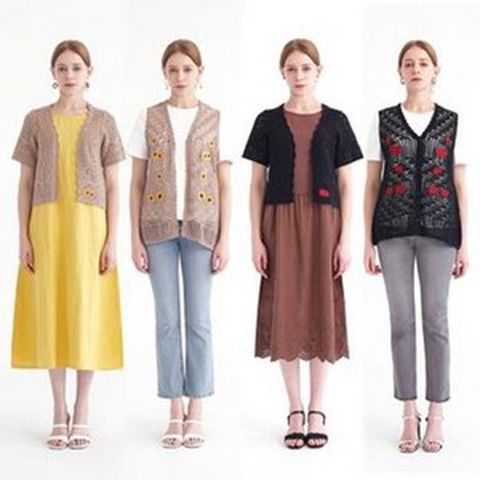 라라쎄 라라쎄 썸머 자수볼레로+베스트