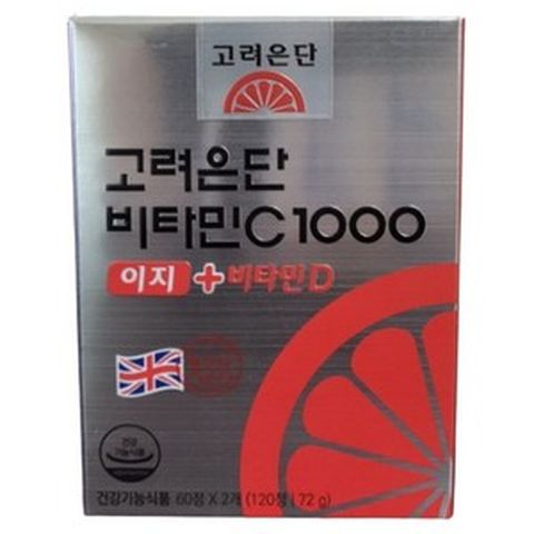 고려은단 비타민C 1000 이지+비타민D 240정 유재석 비타민 알약, 2개, 240개