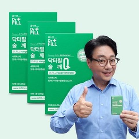 닥터필 술깨Q 필름형 숙취해소제, 30개, 6.08g