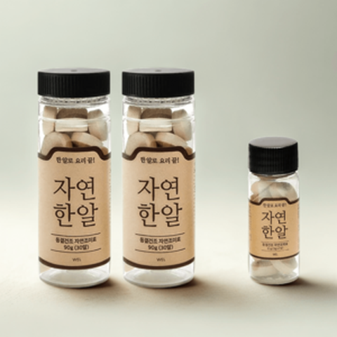 극한직업 코인육수 400억 판매돌파 천연조미료 자연한알 만능 고체 육수 동전 2+1, 201g, 1세트