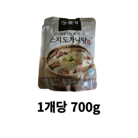 더본코리아 백종원의 본가 스지 도가니탕, 2.1kg, 2개