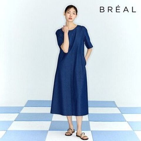 브리엘 25SS 데님 원피스 2종 마감임박!!!, 블랙데님