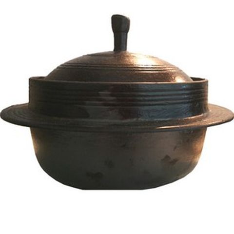 사랑채가마솥 국내산 인덕션용 명품 무쇠미니가마솥, 미니 가마솥2~3인용 (지름16cm)길드림포함, 1개