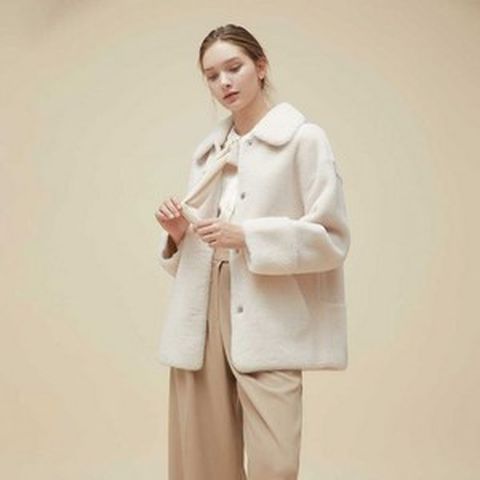 유로컬렉션 리퍼브 유니지 스텐카라 양모 코트