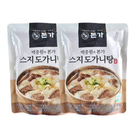 백종원의 본가 스지 도가니탕, 7000mg, 10세트