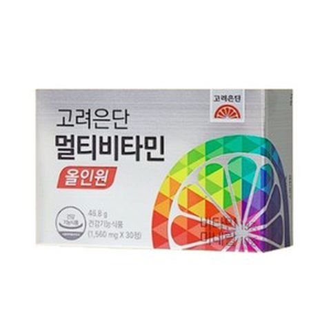 고려은단 멀티비타민 올인원 1560mg 30정 6개