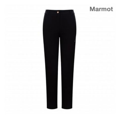 마모트 마모트 여성 지퍼 백포켓 허리밴딩 기모 팬츠 MA20PRWWPT01_BK