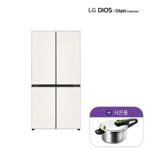 [방송]LG 오브제컬렉션 6도어 더블매직스페이스 냉장고 M874GBB2, 베이지/클레이브라운