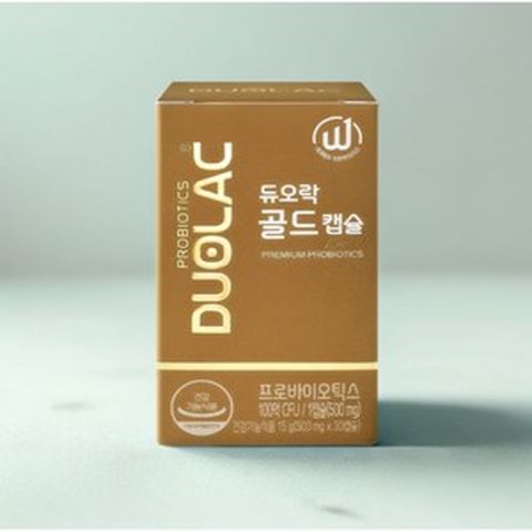 듀오락 골드캡슐 프로바이오틱스, 1박스 30캡슐 1개월분