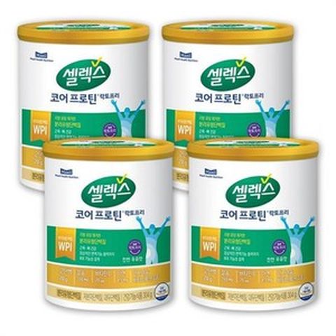 매일유업 셀렉스 코어프로틴 락토프리 304g 4통 SJ, 없음, 기본