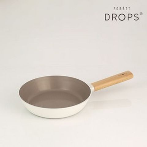 드롭스(포레) IH 아이보리 22cm 프라이팬, 단일사이즈, 1개
