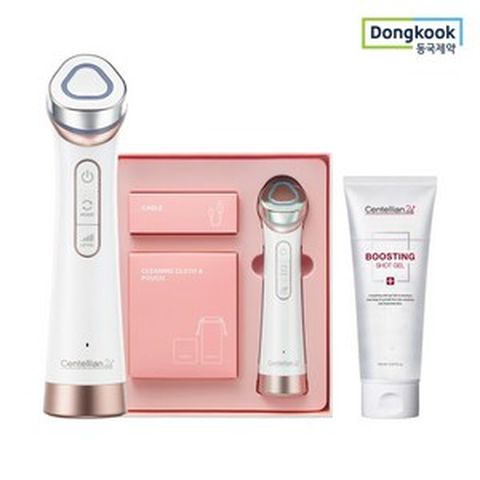 [센텔리안24] 동국제약 마데카 프라임 탱글 샷 뷰티디바이스 (탄력케어+흡수) 얼굴라인 탄력광 관리 탱글샷 이보영 뷰티기기 페이스기기 미용기기+부스팅 샷 젤 150ml, 상세 설명 참조, 1개, 상세 설명 참조
