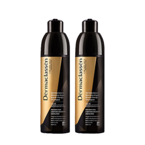 1+1 더마클라센 모로코 아르간 컬러체인지 샴푸 200ml 자연갈색, 2개