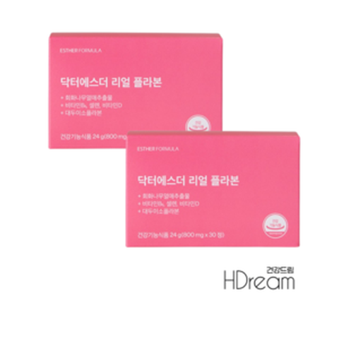 여에스더 리얼플라본 갱년기 중년 여성 부모님 선물 뼈 건강 HD 회화나무열매 영양제, 60정, 1개