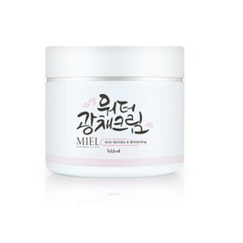미엘 워터 광채크림 300ml + 마스크팩, 고급 마스크팩 10p, 1개