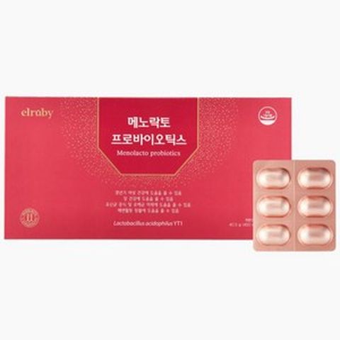 엘루비 메노락토 프로바이오틱스 450mg 30캡슐 3박스 여성건강 살아있는 유산균 장용성, 1개, 90정
