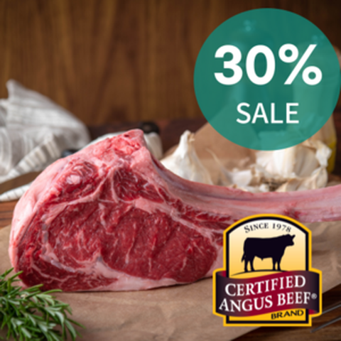냉장 블랙앵거스 토마호크 스테이크 숙성 프라임급 CAB 꽃등심 립아이 Tomahawk Steak 1kg ~ 1.6kg, 1kg (가정용 짧은  컷), 1개