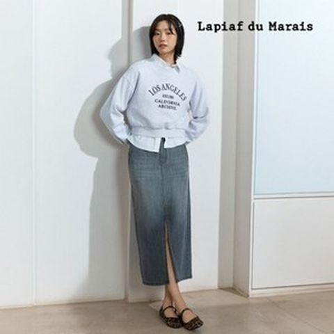 라삐아프 25SS 그라데이션 데님 스커트