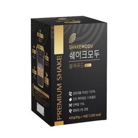 쉐이크모두 다이어트선식 블랙푸드 검은콩 1박스 420g (2주분) [원산지:국산(충청남도 논산시)]