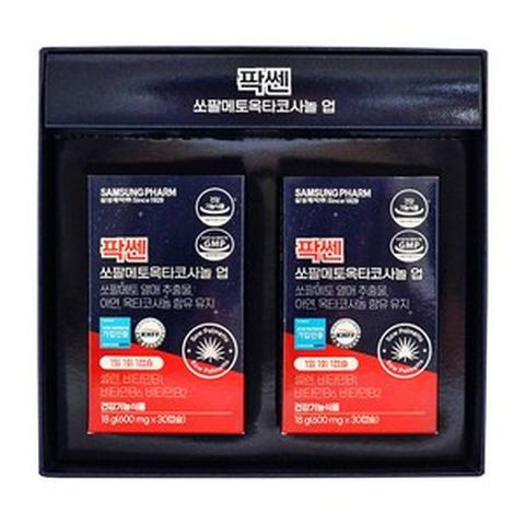 삼성제약 팍쎈 쏘팔메토 옥타코사놀업 30캡슐 2개입 2개월분 남성 전립선건강, 2개, 30정