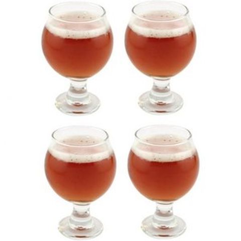 Libbey 리비 벨기에 맥주 테스터 글라스 5온스 4팩파우러 포함