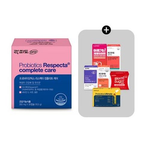 프로바이오틱스 리스펙타 컴플리트케어 개별인정형 질 유산균 30캡슐 + 영양제 SET, 리스펙타 + 철분액상
