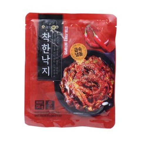 착한낙지 매콤 칼칼 착한낙지 135g x 6팩 비법소스 6팩, 6개