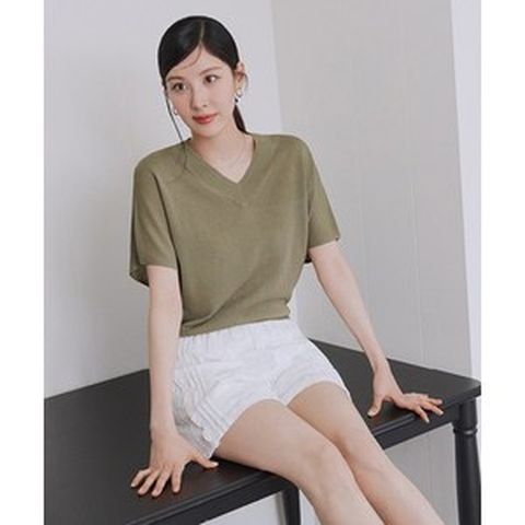 더엣지 THEATG 3PACK 25SS 프렌치 린넨혼방 돌먼니트