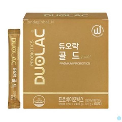 듀오락 골드 유산균 프로바이오틱스 장 영양제 60포