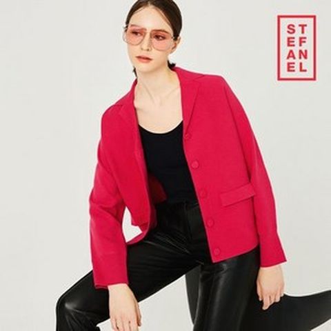 스테파넬 니트 시티 재킷