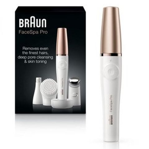 브라운 여성 면도기 페이스 제모기 Facespa Pro 911 얼굴 제모 3-in-1