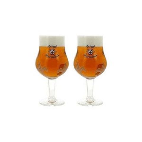 튤립 벨기에 맥주잔 - 0.25리터 2종세트