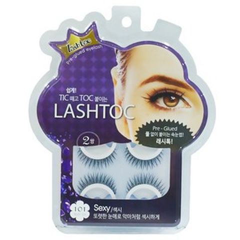 래쉬톡 시즌2 노글루 원터치 인조속눈썹, 섹시, 1개